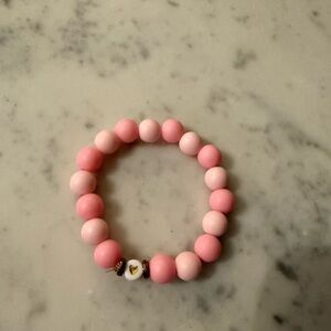 Pink Beaded Bracelet